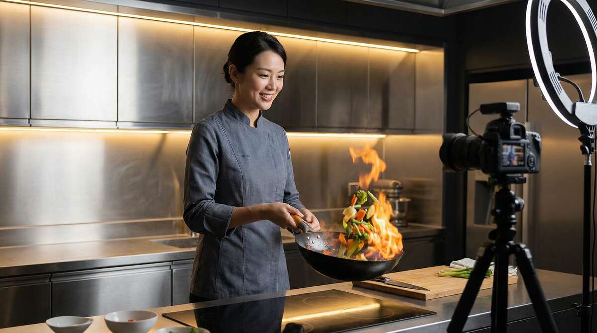 探花视频美食视频制作